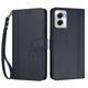 thumbnail image 3 of Funda Cartera Trébol para Motorola Moto G Power 2024 5G con Ranuras Tarjetas y Carga Inalámbrica Azul oscuro, 3 of 6