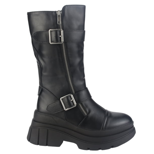 Bota Chalada Mujer Natirus-2 Negro Casual