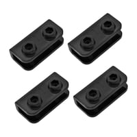 Magideal - Juego De 4 Unidades De Soportes Rectangulares Para Tienda, Piezas De Repuesto Emergentes, Accesorios De Herramientas De Reparación De 2 Vías, Conector