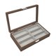 thumbnail image 5 of Caja De Almacenamiento Para Exhibición De Gafas De Sol, Cajón De Madera Para Aparatos Domésticos, 6 Rejillas, 5 of 5