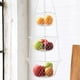 thumbnail image 3 of Cestas de frutas para colgar en la pared, cestas para perchas de metal, resistentes, de alambre de hierro de 3 niveles, 3 of 5