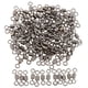 thumbnail image 3 of Rodamiento de barril de pesca 100pcs Rodamiento Conector de anillo sólido giratorio Snap 6, 3 of 5