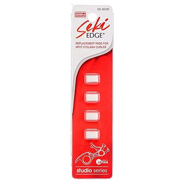 Almohadillas de repuesto para rizador de pestañas Seki Edge SS-600R (paquete de 4)
