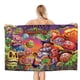 thumbnail image 1 of Garbage Pail Kids Toalla de playa de secado rápido con diseño temático, regalo para mujeres y niñas, ideal para cumpleaños, fans, amantes de la música, uso en la playa o al aire libre, 78 × 180 cm, 1 of 6