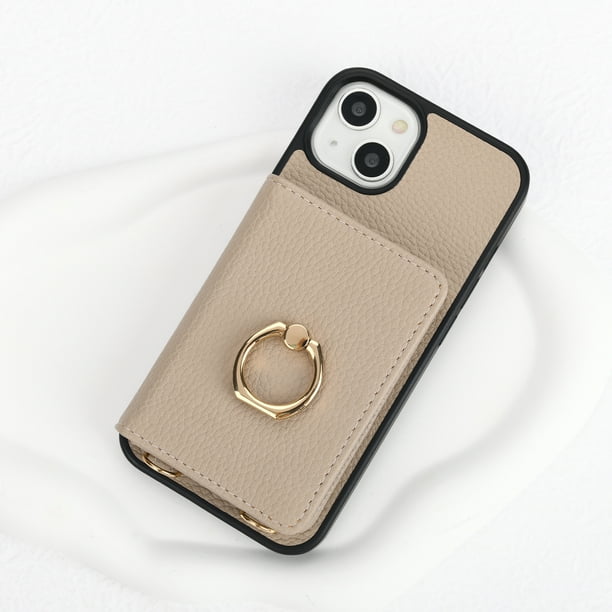 For IPhone 7 8 SE IPhone 13 Case, Made Of Leather, Waterproof And Anti-static, With Card Holder, Mobile Phone Case IPhone Mobile Phone Case