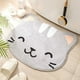 thumbnail image 2 of 1pc Cat Pattern Bath Rug, Soft Non-Slip Absorbent Quick Drying Bath Mat, Cute Cartoon Shower Carpet For Home Kitchen Bathroom, 15.7*23.6in/19.7*31.5in, 2 of 4