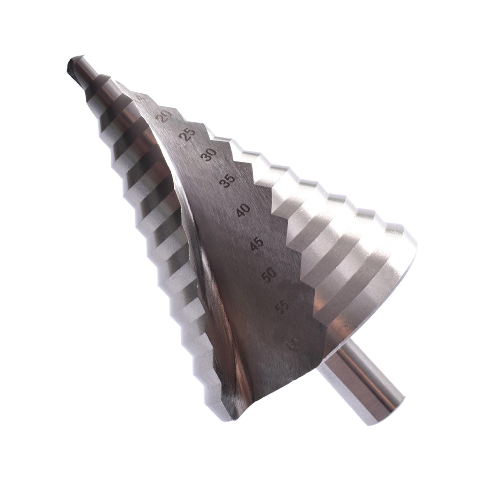 Ioensy - Broca Escalonada De 6-60 Mm Resistente Al Desgaste Para Tableros De Pvc, Tablones, Tableros Aislantes