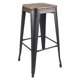 thumbnail image 2 of Set 4 Pisos Taburete De Bar 75 Cm Tolix Arthur Negro, 2 of 3