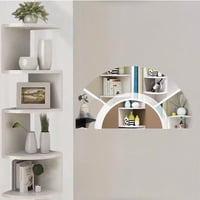 N-Ofertas - Esquinero Flotante 5 Niveles Repisa Multifuncional Decorativa
