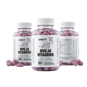 Sheet - Pack 3 Frascos De Gomitas De Biotina Para 3 Meses