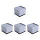 thumbnail image 2 of 4x Elevadores De Cama Almohadillas Antideslizantes Elevadores De Muebles Para Escritorio Sofá Gabinete Gris 7,5 Cm, 2 of 5