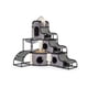 thumbnail image 1 of Productos para mascotas Cat Tower Prevue Catville Tower Gray 7240, 1 of 7