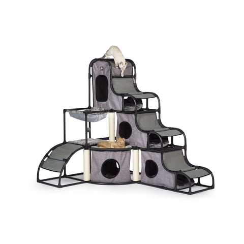 Ph Prevue Hendryx - Productos Para Mascotas Cat Tower Prevue Catville Tower Gray 7240