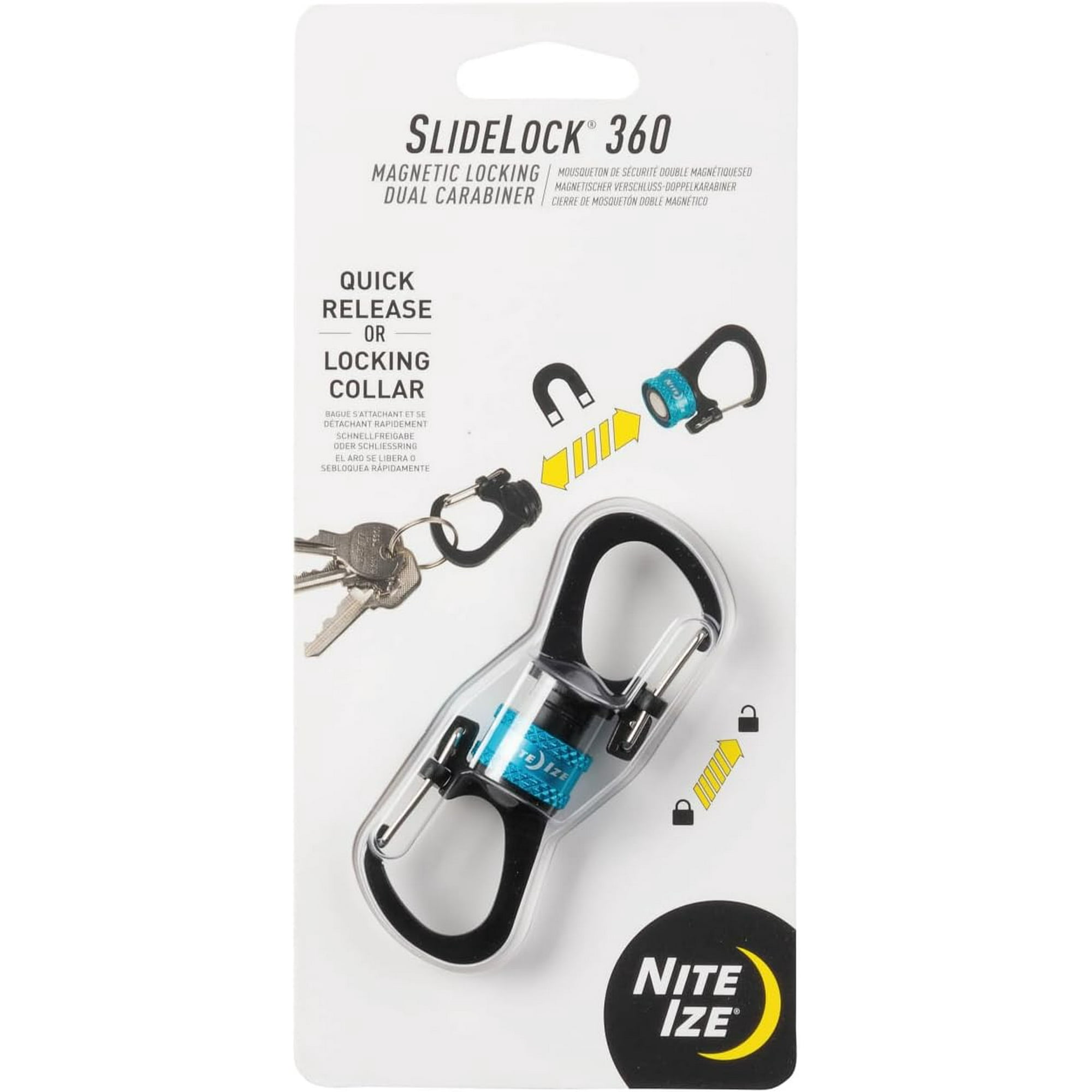 Slidelock® 360° Mosquetón Magnético Dual Nite Ize