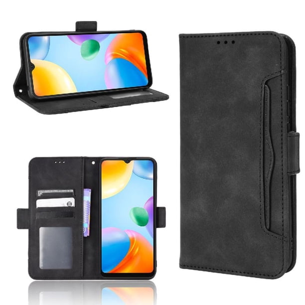 Funda Cartera Magnética para Xiaomi Redmi 10C- Tarjetero Desmontable, Cuero PU, Soporte