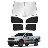 Parasoles Canvcle Para Ford Ranger 2019-2026 5 Piezas Negro