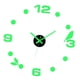 thumbnail image 5 of Acrílico Luminoso Reloj de Pared Pegatinas 3D DIY Relojes de Pared Sin Marco Silencioso Ronda Relojes de para Sala de Estar Hogar Cocina Dormit, 5 of 5