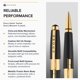 thumbnail image 4 of Pluma Rollerball Cross Edge Negro Mate Punta Media, 4 of 6