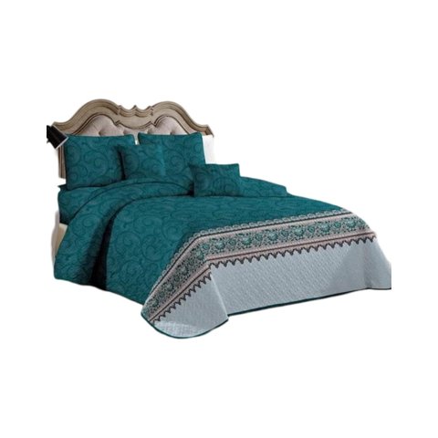 Genérico - Cubrecama Quilt 2 Plazas+2 Fundas Verano Fresco 13N34