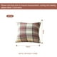 thumbnail image 2 of fundas de almohada a cuadros para exteriores e interiores, cuadradas, estilo granja, decoración del hogar, 45,7 x 45,7 cm, 2 of 5