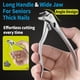 thumbnail image 2 of Clipper uñas ergonómica para personas mayores - Clipper uñas de los pies para uñas gruesas y uñas de los dedos, cortadoras de uñas de manija larga con atrapador, recortadora de uñas de preci, 2 of 3