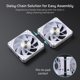 thumbnail image 2 of Ventilador PC Case LTC CF-121D, 120 mm, 5 V, 3 pines ARGB, 4 pines PWM, paquete de 3, 2 of 8