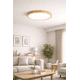thumbnail image 1 of Plafón LED Redondo Konnergie 72W Madera Clara 40cm 3 Tonos con Control, 1 of 10