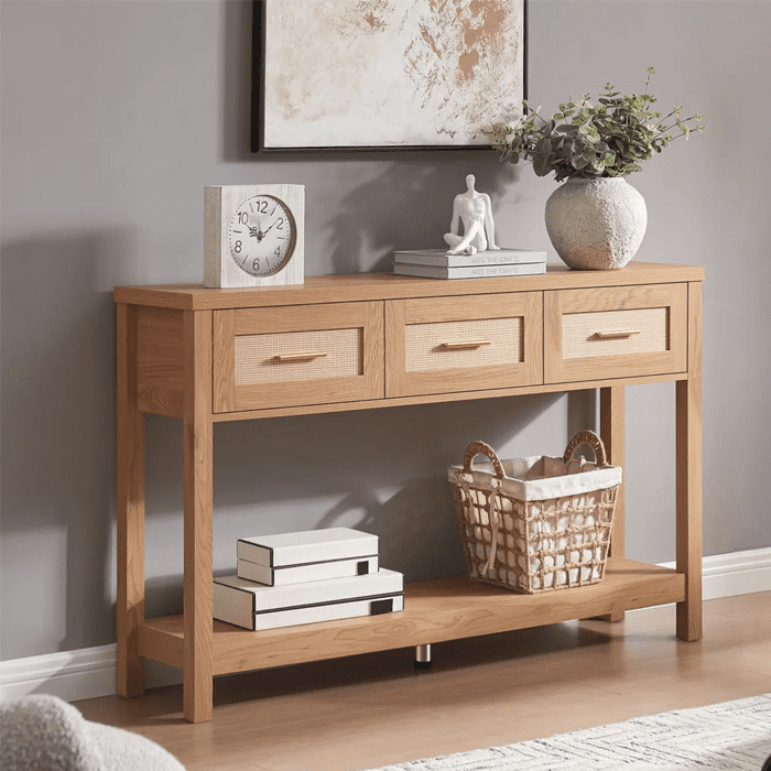 Msa Muebles Santa Ana - Arrimo Consola Roble 1.3 Mt