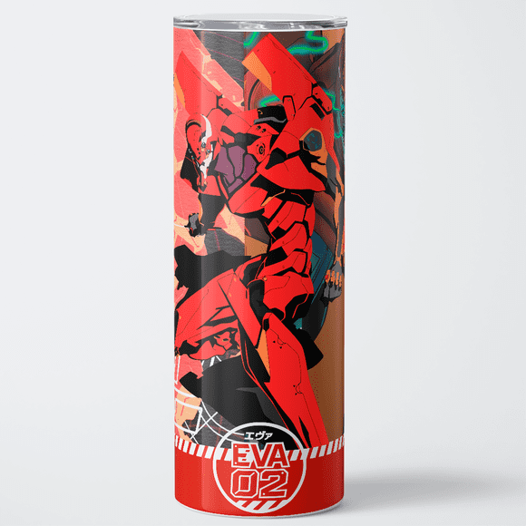 Mug Termo 600ml - Diseño EVA Crimson Impact