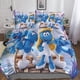 thumbnail image 1 of The Smurfs Bedding Set Duvet Cover Set for 3D Printed 3 Pcs Soft Breathable Cartoon Comforter Cover Quilt Cover with Pillowcases Double, 1 of 3