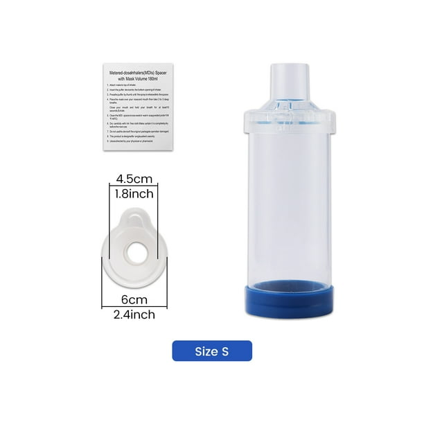 Adult Child Pet Automizer Asthma Spacer Inhaler Spacer Mist StorageTank Compressor Aerosol Cabin Nebulizer Tank with Mask Cup