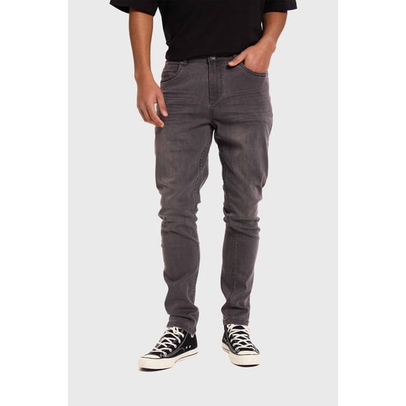 Jeans Hombre Skinny Gris