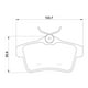 thumbnail image 2 of Pastillas Freno para auto Peugeot RCZ 2009-2015 Delantero, Trasero, 2 of 4