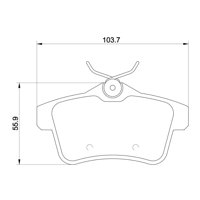 Pastillas Freno Para Auto C-Tek 103.18310