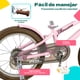 thumbnail image 3 of Bicicleta Infantil Niña Rodada 16 Rosa Ruedas Entrenamiento Tamaño Del Cuadro S, 3 of 8