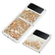 thumbnail image 3 of Funda Para Sansung Galaxy Z Flip 4 Con Brillo Líquido, Protección Completa Y Soporte De Anillo Giratorio, 3 of 4