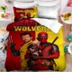 thumbnail image 1 of Bedding Set 3D Deadpool & Wolverine Duvet Cover Pillowcase Boys Bedroom Single Double Queen King Quilt Bed Set Bed Sheets, 1 of 5