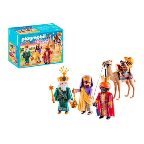 Set De Juego Playmobil Christmas Reyes Magos 58 Piezas