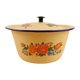 thumbnail image 1 of Lavabo Esmaltado Con Tapa, Suministros De Cocina Engrosados, Lavabo Multiusos Para Aceite De Manteca De Cerdo, 0,65 L, 1 of 5