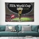 thumbnail image 3 of FIFA WORLD CUP Tapiz Temático Anti-Bolitas, Regalo Colgante de Pared, Fondo para Habitación, Dormitorio, Fans, Pancarta de Fondo, Suministros de Decoración para Fiesta de Cumpleaños 100*150CM,30", 3 of 6