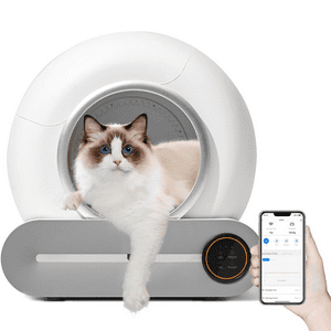 Petchi - Arenero Robot Automático Para Gatos 2.0 Wifi Color Blanco