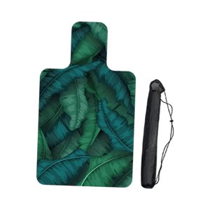 Ioensy - Pilates Reformer Mat De Goma Gimnasio Gimnasio Portable Con Cubierta De Malla Mesh Hojas Verdes