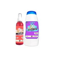 Mascokits - Kit Para Perro Y Gato Shampoo Seco + Colonia Berries-Fruitilicious