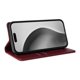 thumbnail image 4 of Funda Billetera de Cuero para iPhone 16 Pro Max con Tarjetero y Soporte - Tapa Magnética Rojo, 4 of 6