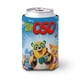 thumbnail image 1 of Oso Agente Especial Funda enfriadora de latas, aislante de bebidas para mantener frías o calientes, funda térmica plegable para latas, portabebidas reutilizable, 1 of 6