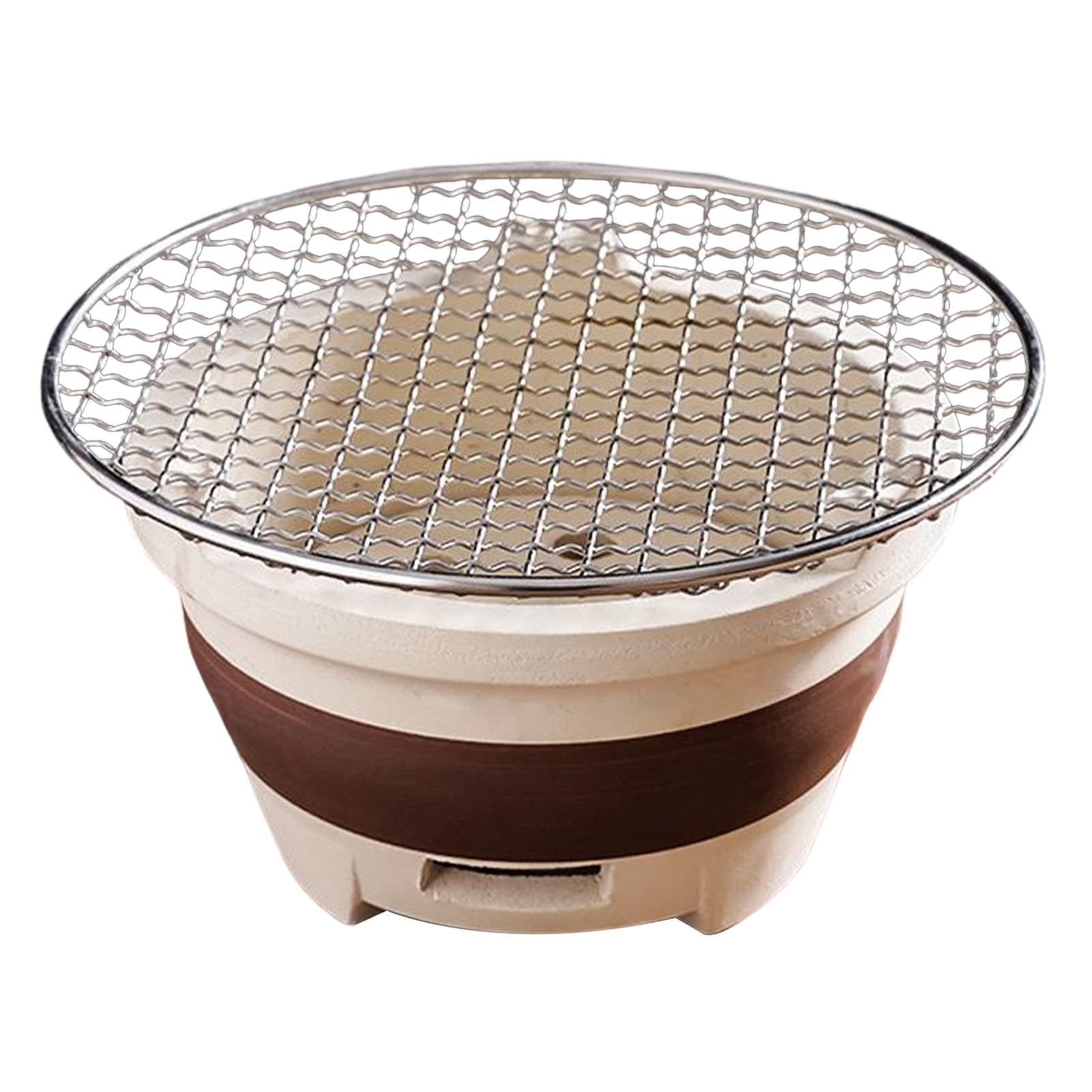 Magideal - Estufa De Carbón Portátil Estufa De Arcilla Durable Fácil De Usar Desmontable Calentador De Té Soporte Para Cocina Hogar Cocina Barbacoa Al Aire Libre