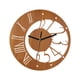 thumbnail image 1 of Reloj De Pared Nórdico, Decoración De Pared Nórdica Sencilla Para Dormitorio, Sala De Estar, Aula, Madera, 1 of 5