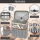 thumbnail image 4 of Bolsa de transporte OPUX con aislamiento para 6 botellas de vino, 4 of 8
