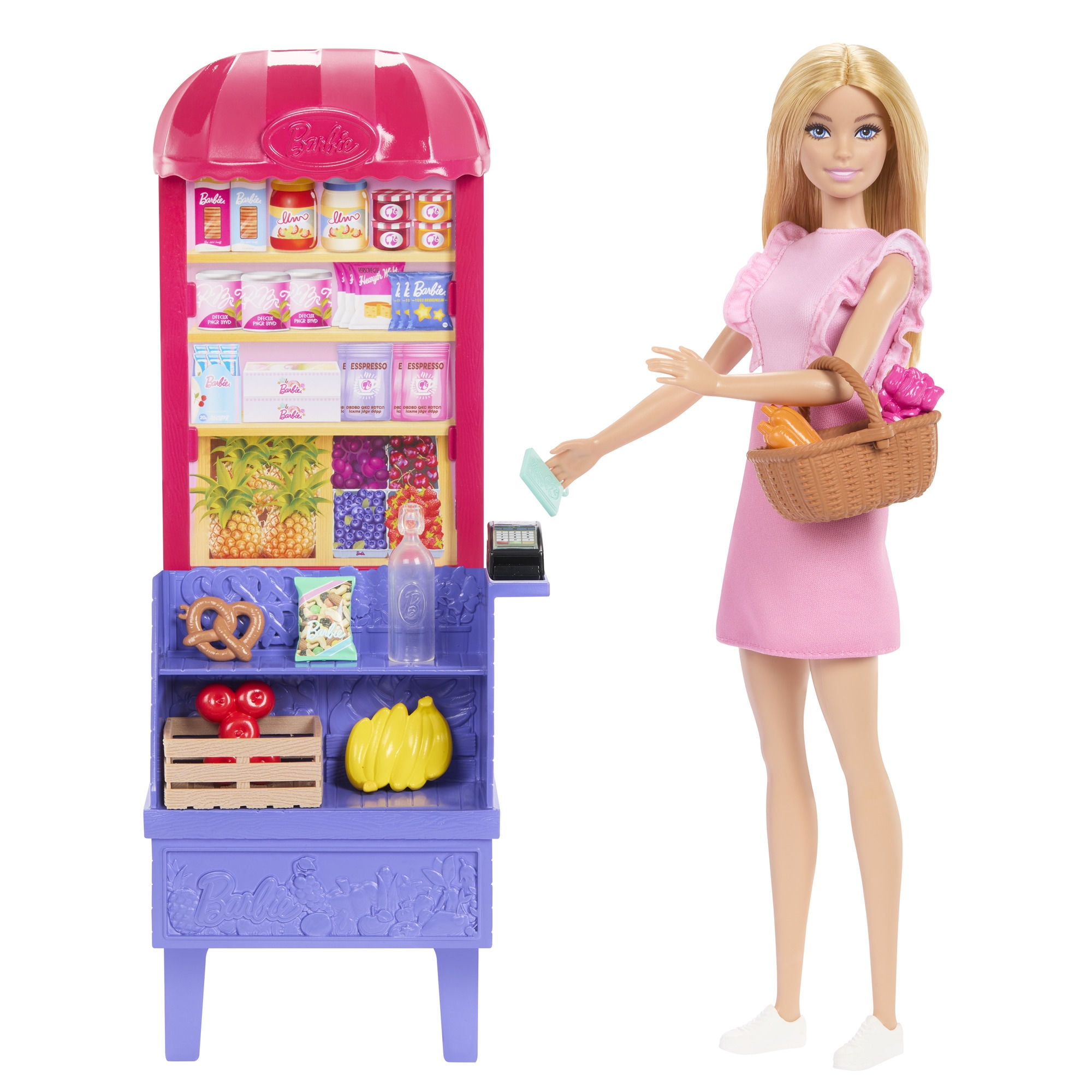 Muñeca Barbie Set De Supermercado