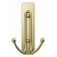 thumbnail image 3 of Wall Hooks Command, tamaño grande, de latón satinado, 2 ganchos dobles, 4 libras, 3 of 9